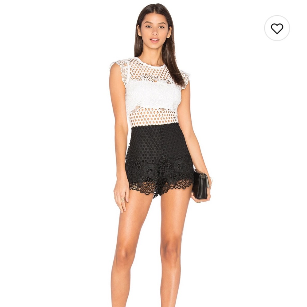 Karina Grimaldi Lorien Lace Romper